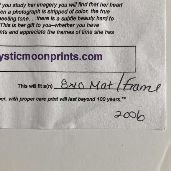 Golden Gate Bridge San Francisco Photo Print Danielle Dube 2006 signed matted - Picture 6 of 6